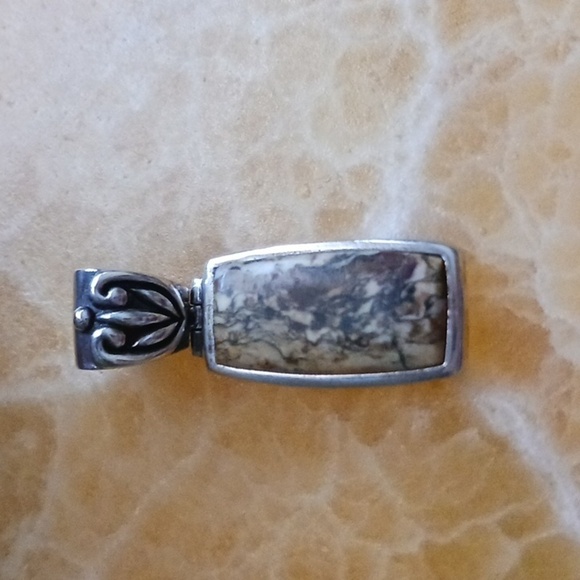 Barse Stone 925 Silver Pendant - Picture 6 of 9